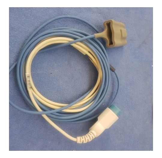 SpO2 Kabel mit Fingersensor / SpO2 cable with finger sensor