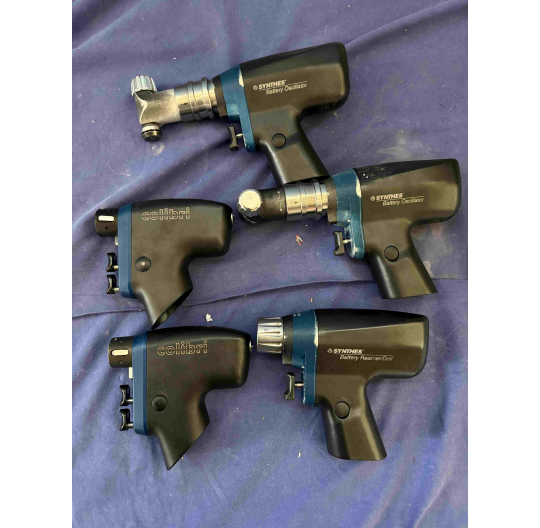 2x Battery Oscillator - 2x Colibri -  Battery Reamer/Drill