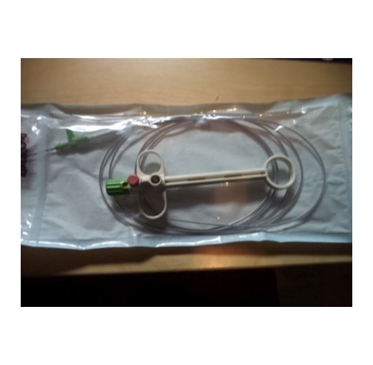 Polypectomy loop with handle