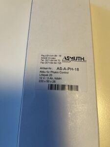 ASMUTH - Lifepak 20 battery