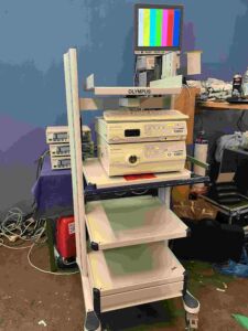 OLYMPUS - CV-180 mit/with CLV-180 incl. monitor + trolley