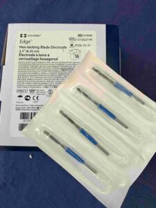Hex-Locking Blade Electrode